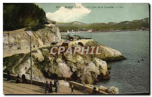 Cartes postales Marseille Un Coin de la Corniche