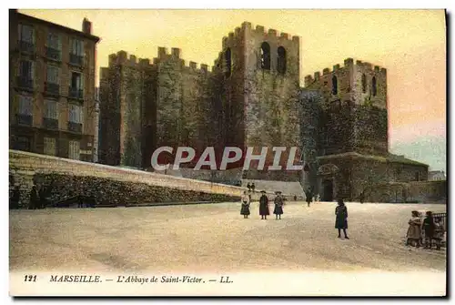 Cartes postales Marseille L&#39Abbaye de Saint Victor