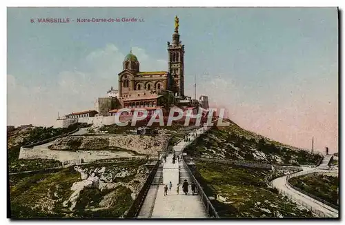 Cartes postales Marseille Notre Dame de la Garde