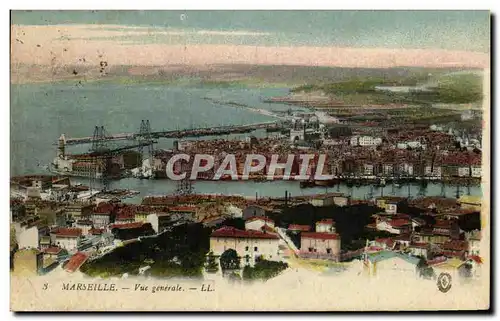 Cartes postales Marseille Vue generale