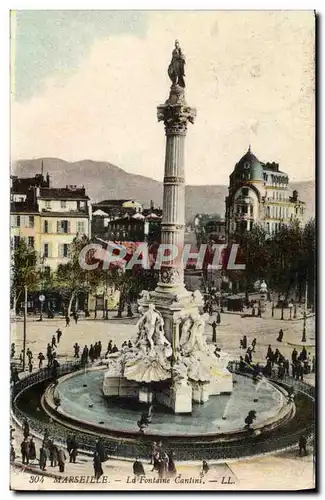 Cartes postales Marseille La Fontaine Cantini