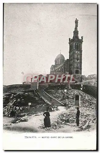 Cartes postales Marseille Notre Dame de la Garde