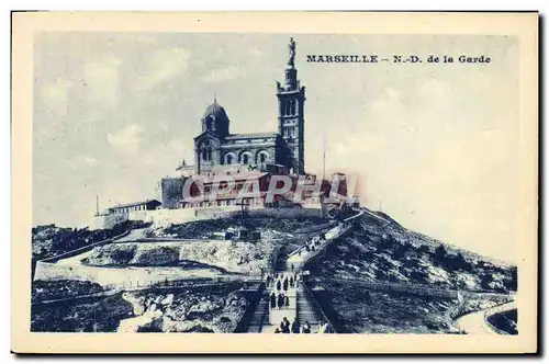 Cartes postales Marseille N D de la Garde