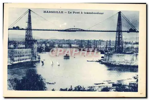 Cartes postales Marseille Le Pont a transbordeur