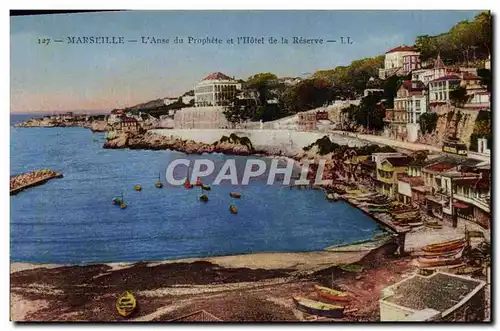 Cartes postales Marseille L&#39Anse du Prophete et l&#39Hotel de la Reserve