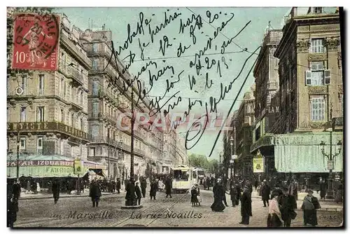 Cartes postales Marseille La rue Noailles