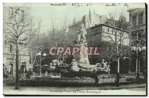 Ansichtskarte AK Marseille La Place Estrangin