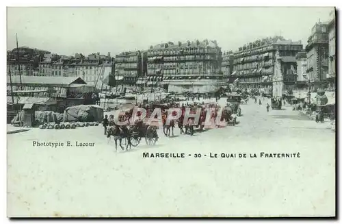 Cartes postales Marseille Le Quai de la Fraternite