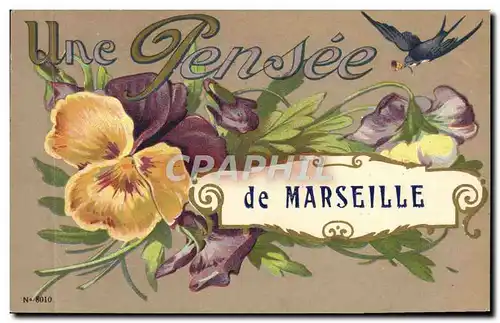 Cartes postales Une Pensee de Marseille