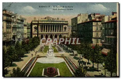 Cartes postales Marseille Le Square de la Bourse