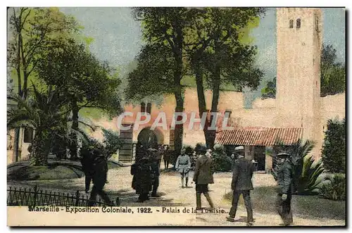 Cartes postales Marseille Exposition Coloniale 1922 Palais de la Tunisie