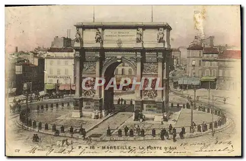 Cartes postales Marseille La Porte d&#39Aix