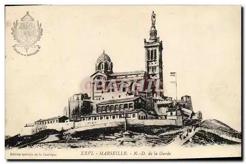 Cartes postales Marseille N D de la Garde