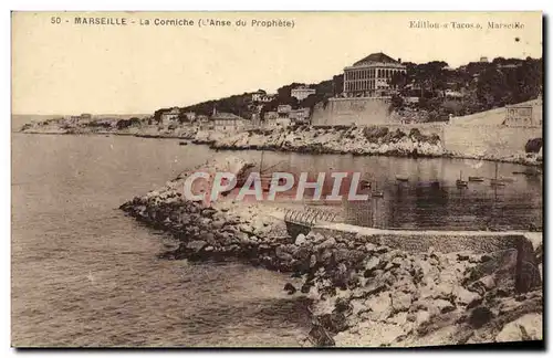 Cartes postales Marseille La Corniche Anse du Prophete