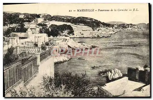 Cartes postales Marseille Panorama de la Corniche