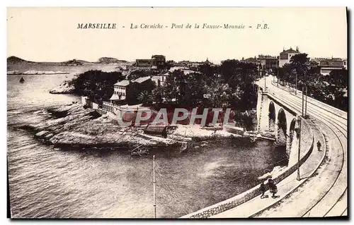 Ansichtskarte AK Marseille La Corniche Pont de la Fausse Monnaie