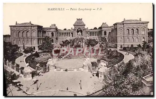 Cartes postales Marseille Palais Longchamp