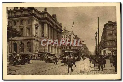 Cartes postales Les Petits Tableaux de Marseille La Cannebiere et la Bourse