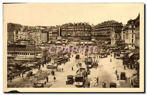 Cartes postales Marseille Quai des Belges Bateaux