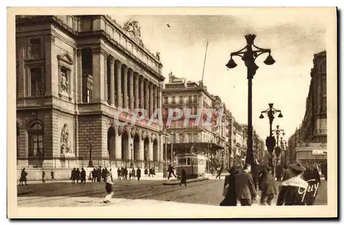 Cartes postales Marseille La Bourse et la Canebiere