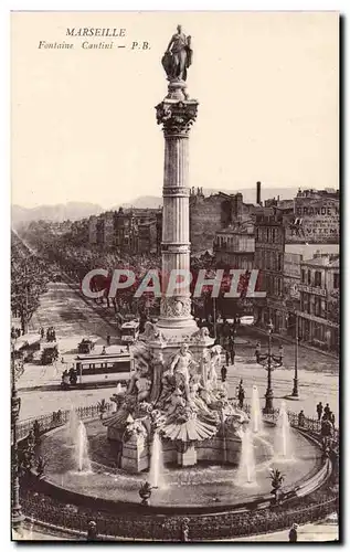 Cartes postales Marseille Fontaine Cantini