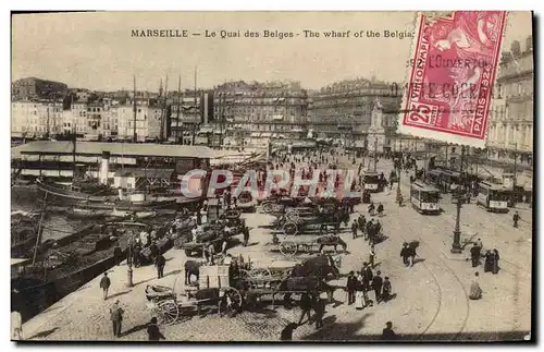 Cartes postales Marseille Le Quai des Belges