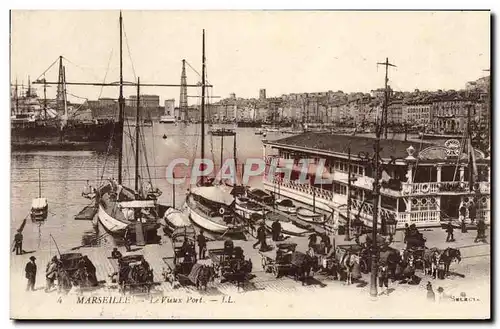 Cartes postales Marseille Le Vieux Port Bateaux