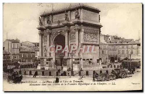 Cartes postales Marseille Monument eleve aux Gloires de la Premiere et de l&#39Empire