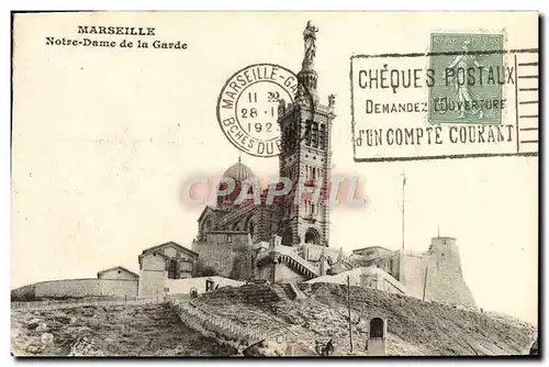 Cartes postales Marseille Notre dame de la garde