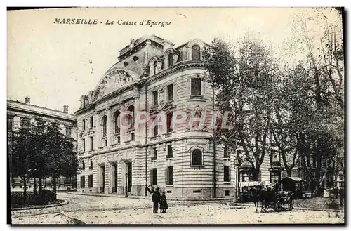 Ansichtskarte AK Marseille La caisse d&#39epargne