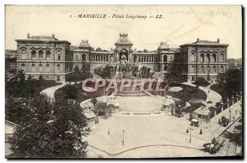 Cartes postales Marseille Palais longchamp