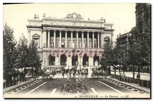 Cartes postales Marseille La bourse