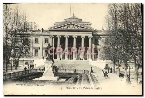 Ansichtskarte AK Marseille Le palais de justice