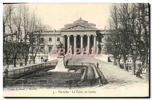 Ansichtskarte AK Marseille Le palais de justice