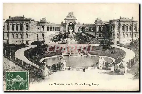 Cartes postales Marseille Le palais longchamp