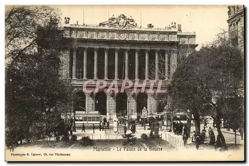 Ansichtskarte AK Marseille Le Palais de la bourse