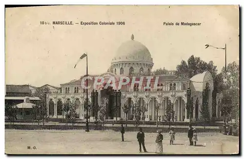 Cartes postales Marseille Exposition coloniale 1906 palais de madagascar