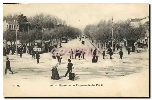 Cartes postales Marseille Promenade du Prado