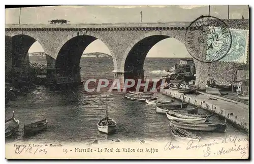 Cartes postales Marseille Le pont du vallon des Auffes