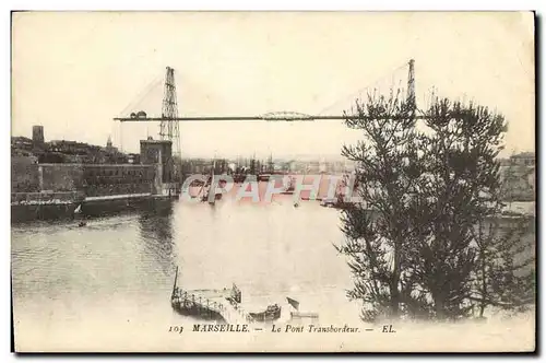 Cartes postales Marseille Le pont transbordeur