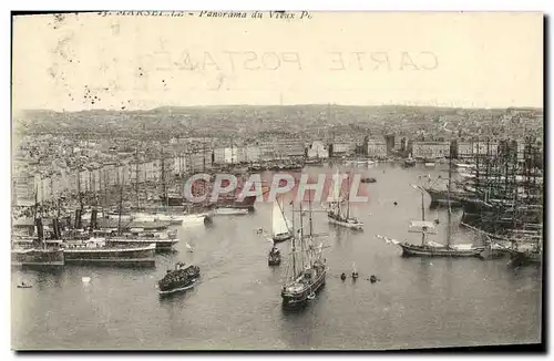 Cartes postales Marseille Panorama du vieux port