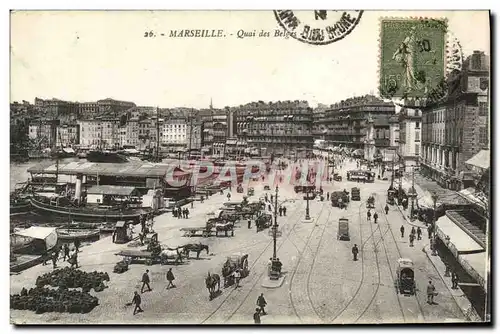 Cartes postales Marseille Quai des belges