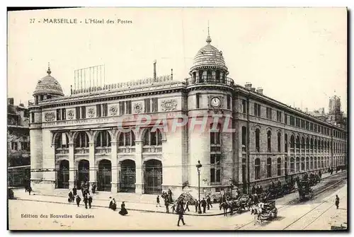 Ansichtskarte AK Marseille L&#39Hotel des postes