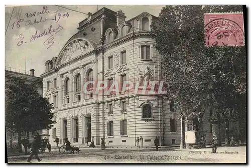 Cartes postales Marseille La caisse d&#39Epargne