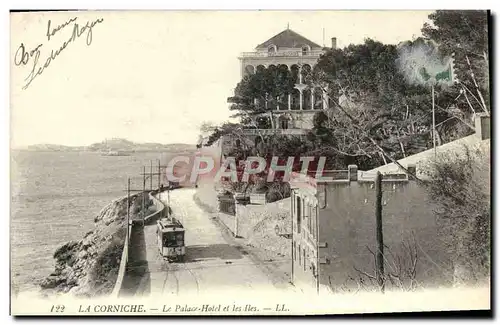 Cartes postales Marseille Le Palace hotel et les iles