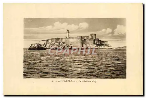 Cartes postales Marseille Le Chateau d&#39if