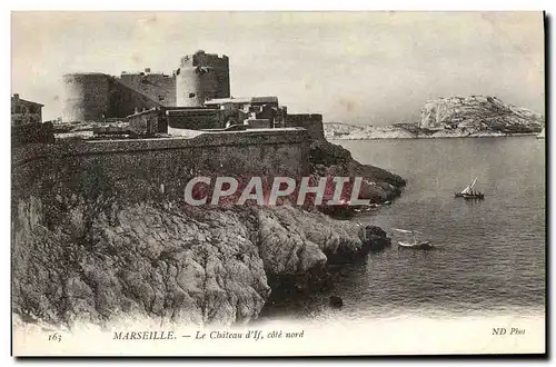 Ansichtskarte AK MarseilleLe Chateau d&#39If Cote Nord