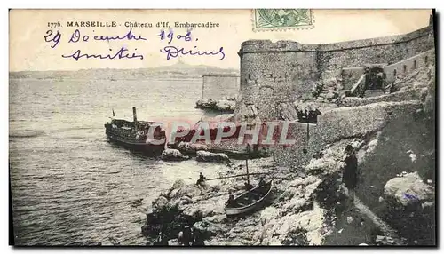 Cartes postales MarseilleLe Chateau d&#39If Embarcadere