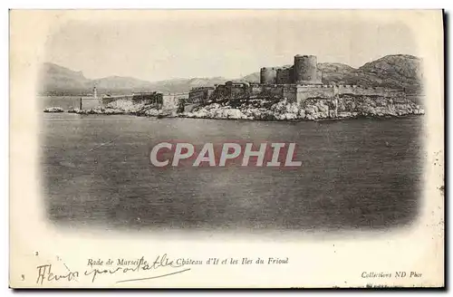 Cartes postales Marseille Le chateau d&#39IF et les Iles du Frioul