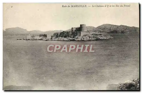 Cartes postales Marseille Le Chateau d&#39If et les Iles du Frioul